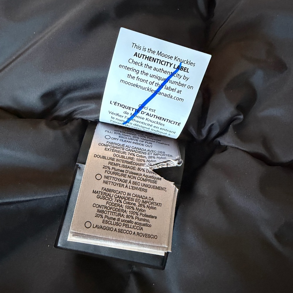 Moose Knuckles black Parka - Picture 10 of 14